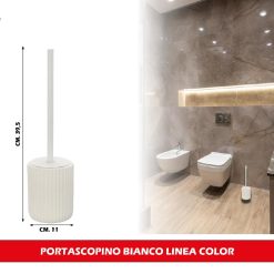PORTASCOPINO BIANCO LINEA COLOR