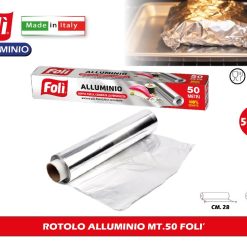 ROTOLO ALLUMINIO MT.50 FOLI'