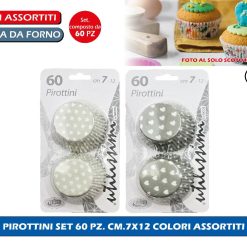 PIROTTINI SET 60 PZ. CM.7X12 COLORI ASSORTITI