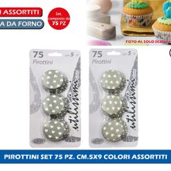 PIROTTINI SET 75 PZ. CM.5X9 COLORI ASSORTITI