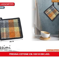 PRESINA COTONE CM.18X18 DEC.ASS.