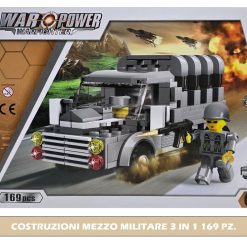 COSTRUZIONI MEZZO MILITARE 3 IN 1 169 PZ.