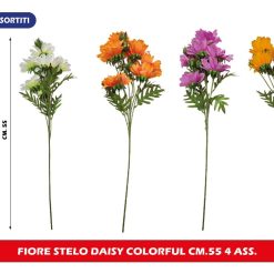 FIORE STELO DAISY COLORFUL CM.55 4 ASS.
