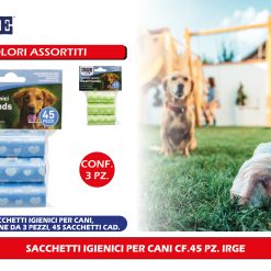 Sacchetti Igienici Per Cani Cf.45 Pz. Irge - immagine 1