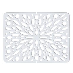 Bama Tappeto Salvapiatti Lavello Folia 40x30 cm Bianco – Antiscivolo e Antimuffa, Alta Resistenza