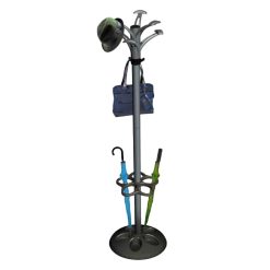 Bama Appendiabiti Portaombrelli Flow Antracite 45x35x168 cm