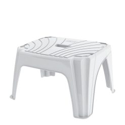 Bama Sgabello Step 2 in Plastica 45x35x25 cm – Impilabile con Step 1, Antiscivolo, Colori Assortiti