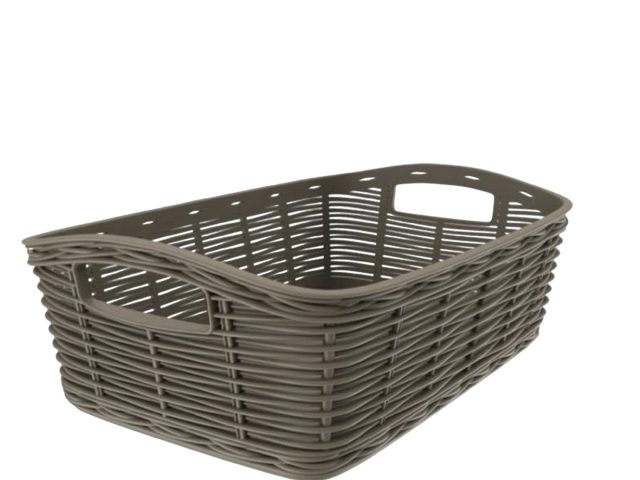 Bama Contenitore La Canestrina Mini 20x14x7h Tortora – Portaoggetti Multiuso Stile Naturale