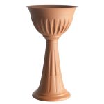 Bama Colonna Alba Ø43×74,5h Terracotta – Vaso Decorativo 20L per Esterni e Interni
