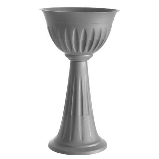 Bama Colonna Alba Ø43×74,5h Grigio – Vaso Decorativo 20L per Esterni e Interni Bama Colonna Alba Ø43×74,5h Grigio – Vaso Decorativo 20L per Esterni e Interni