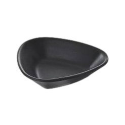 Piattino Triangolare Melamina Cm.6,9X1,5 Nero