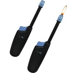 Sicignano | Accendino Cucina a Gas con Canna Estraibile – 2 Pezzi Ricaricabili Colore Blu