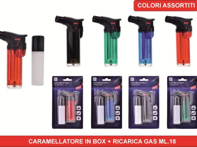 CARAMELLATORE IN BOX + RICARICA GAS