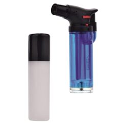 Accendino Accendigas Caramellatore + Ricarica Gas (blu)