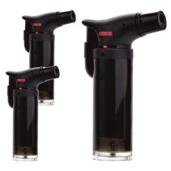 Accendino Accendigas Caramellatore + Ricarica Gas (3, nero)
