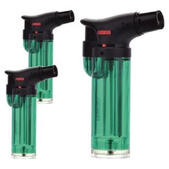 Accendino Accendigas Caramellatore + Ricarica Gas (3, verde)