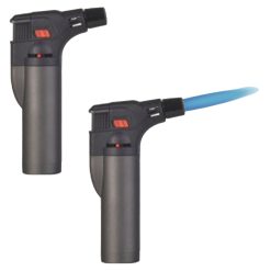 Accendino, Accendigas Antivento, Caramellatore 4 colori (2, grigio)