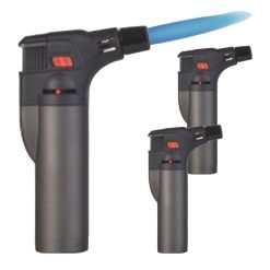 Accendino, Accendigas Antivento, Caramellatore 4 colori (3, grigio)