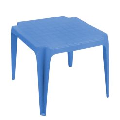 Progarden Tavolino Baby Blu 55x50x44 cm in Polipropilene – Tavolo Impilabile per Bambini dai 10 Mesi, Robusto e Leggero