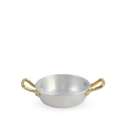 Tegame A Servire Profess. Cm.12 Maniglie Ottone - immagine 1
