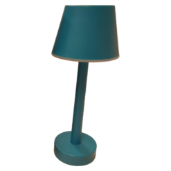 Lampada da tavolo led ricaricabile Sovil Grillo 3W 3000K azzurro - 9790107