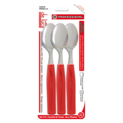 Cucchiaio Tavola Man. Plastica Conf. 6 Pz. Rosso