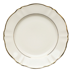 Piatto Piano Cm.33 Sun Doppio Filo Oro