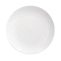 Piatto Dessert Coupe Cm.20 Jasmin Bianco