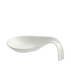 Cucchiaio Melamina Fingerfood Cm.11X5 Bianco