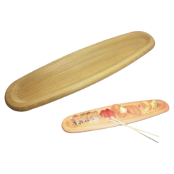 Tagliere Ellix Ovale Meeting 54x14 cm Legno di Faggio Panuozzo Treccia (Copia)