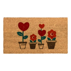 ZERBINO COCCO RETTANGOLARE CM.40X70 (Floreale)