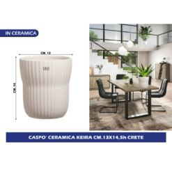 VASO CASPO' CERAMICA KEIRA CM.13X14,5h CRETE