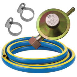 Sicignano | Kit Regolatore Gas con Tubo e Fascette per Stufe a Gas GPL ? Sicurezza e Montaggio Facile