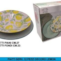PIATTI SERV. 12 PZ. LEMON