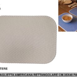 TOVAGLIETTA AMERICANA RETT.RE CM.35X48 PANNA