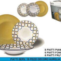 PIATTI SERV. 18 PZ. AURELIA
