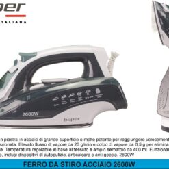 FERRO DA STIRO ACCIAIO 2600W
