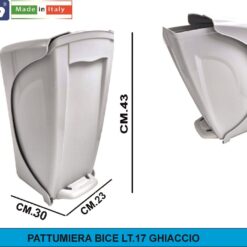 PATTUMIERA BICE LT.17 GHIACCIO