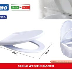 SEDILE WC SITIN BIANCO