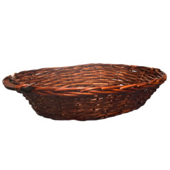 CESTO VIMINI CNT21 OVALE CM.58X45X13h NOCE