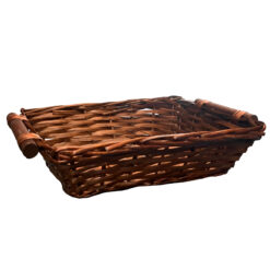CESTO VIMINI CNT299 RETT.RE CM.36X27X10h MARRONE