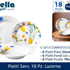 PIATTI SERV. 18 PZ. LUCERNA