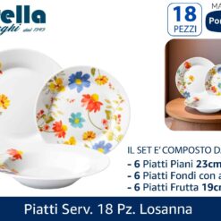 PIATTI SERV. 18 PZ. LOSANNA