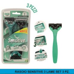 RASOIO SENSITIVE 3 LAME CF.3 PZ.