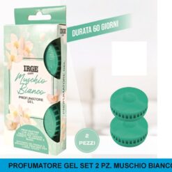 PROFUMATORI GEL SET 2 PZ. MUSCHIO BIANCO