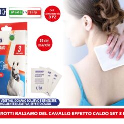 CEROTTI BALSAMO DEL CAVALLO EFFETTO CALDO SET 3 PZ.