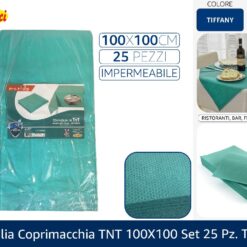 TOVAGLIA COPRIMACCHIA TNT 100X100 SET 25 PZ. TIFFANY