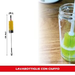LAVABOTTIGLIE CON CIUFFO