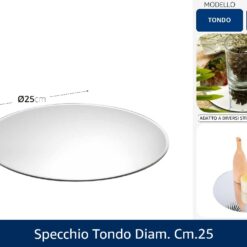 SPECCHIO TONDO DIAM. CM.25