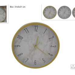 OROLOGIO DA PARETE EFFETTO MARMO CM.29